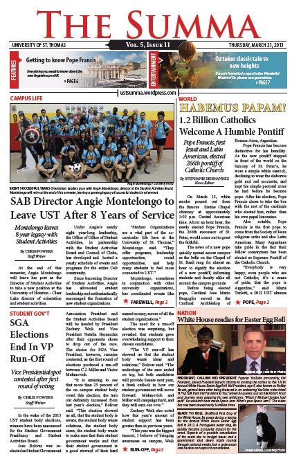March 21 Front Page